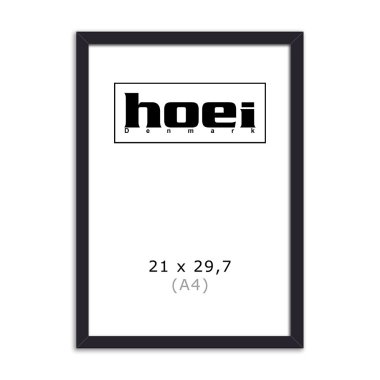 A5 sorte rammer + A4 sorte rammer