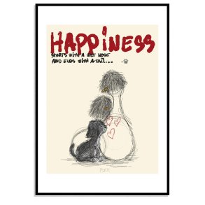 Happiness starts with a wet nose