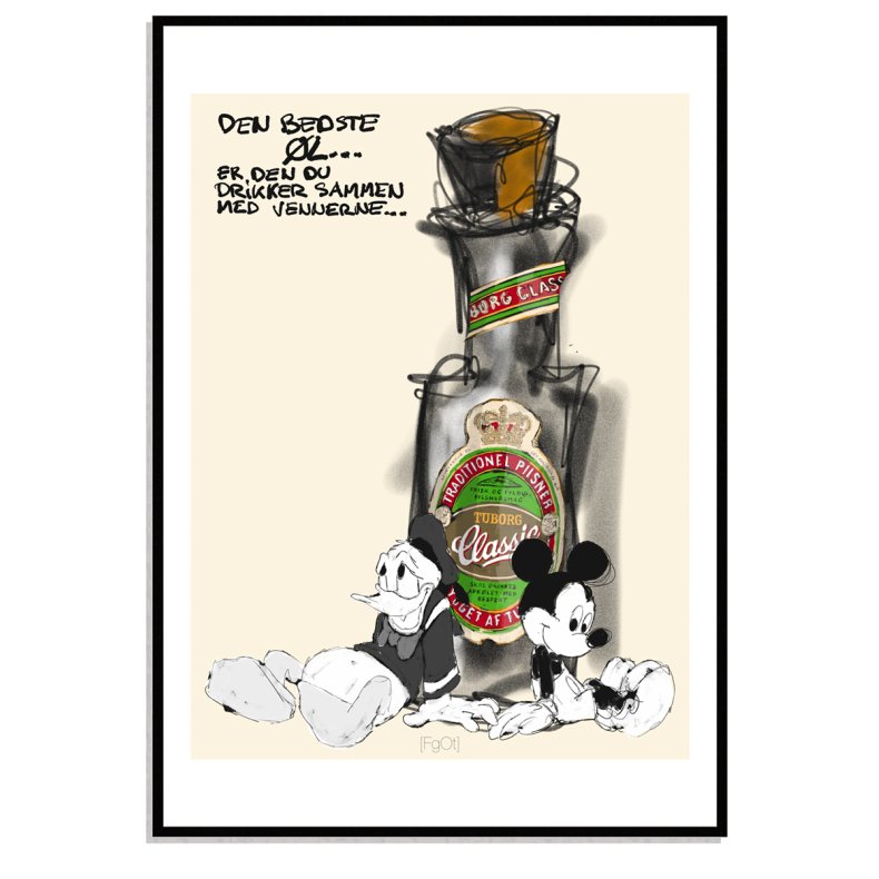 Tuborg Donald &amp; Mickey 02 p dansk