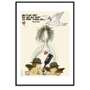 Art is not what you see...