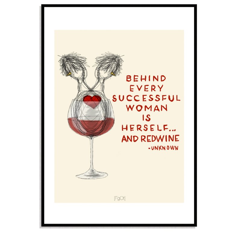 Behind every woman