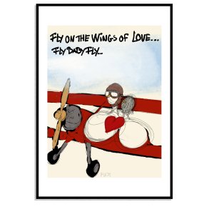 Fly on the wings of love