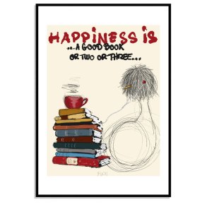 Happiness is a good book + coffee