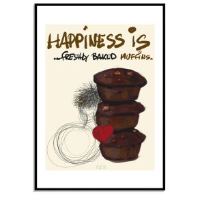 Happiness is... freshly baked MUFFINS.