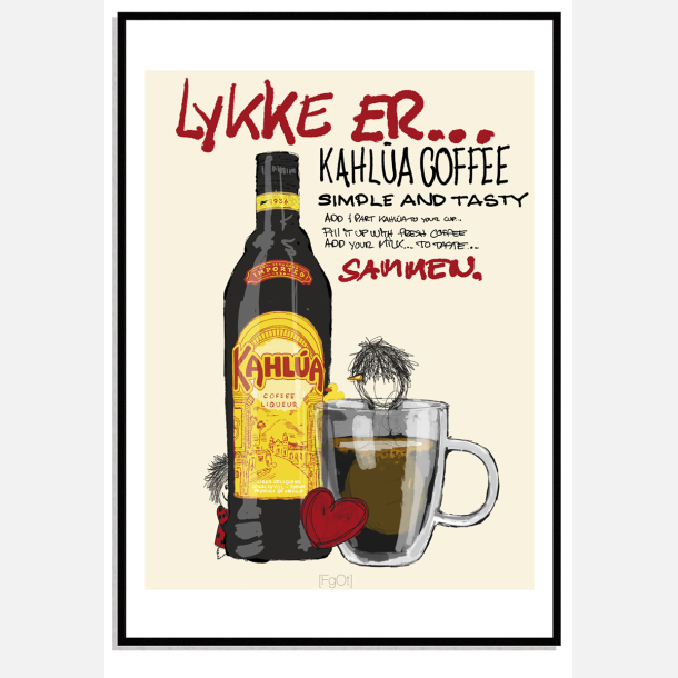 Lykke er Kahlua kaffe