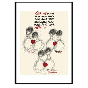 Kiss me over and over and...