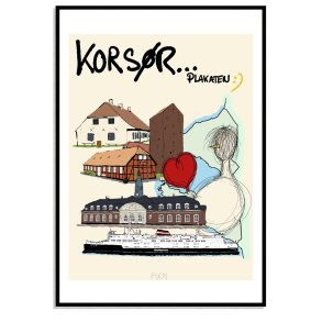 Kors�r By plakaten