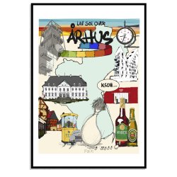 Lav sol over rhus smilets by