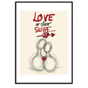 Love at first swipe...