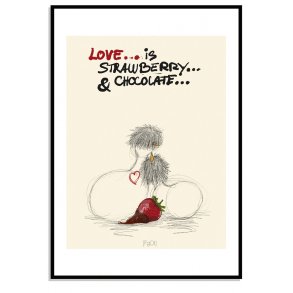 Love is strawberry & Chocolate...