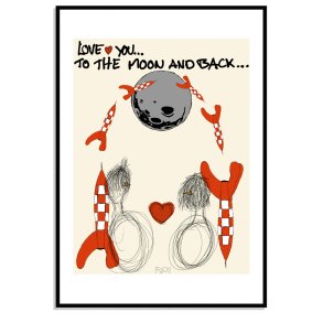 Love you to the moon and back