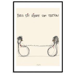 Retro... Dit hjerte som telefon