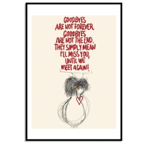 retro goodbyes are not forever