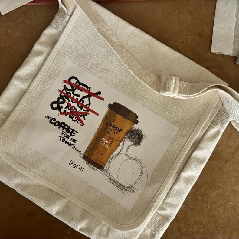 DOK Skulder taske canvas