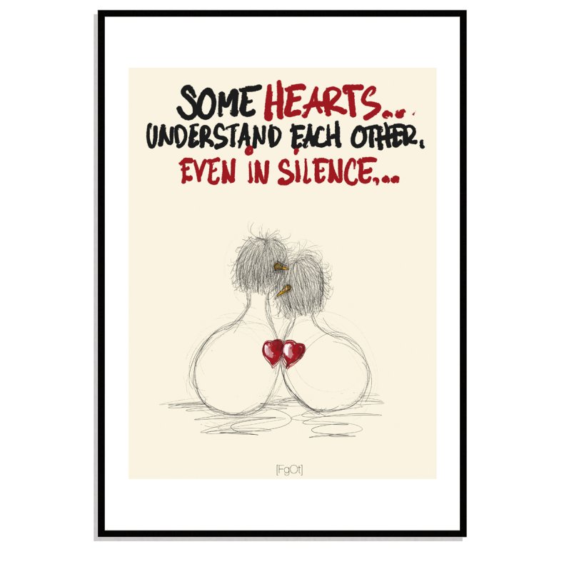 Some hearts understand each other even in silence...