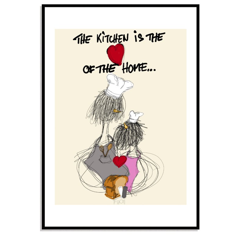 The kitchen is