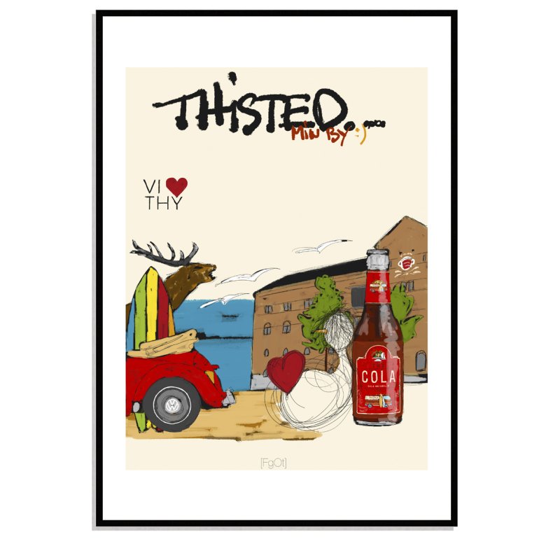 Thisted Thy Cold Hawaii - ByPlakaten -