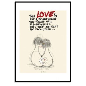 True love is like a jigsaw puzzle...